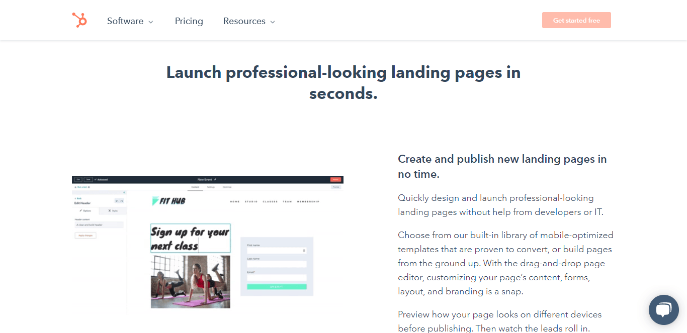 HubSpot-Landing-Pages