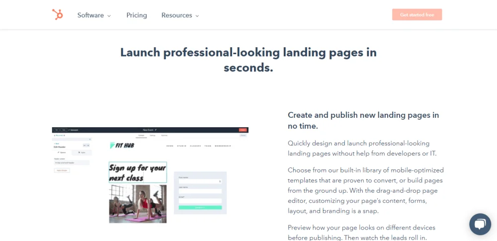 HubSpot-Landing-Pages