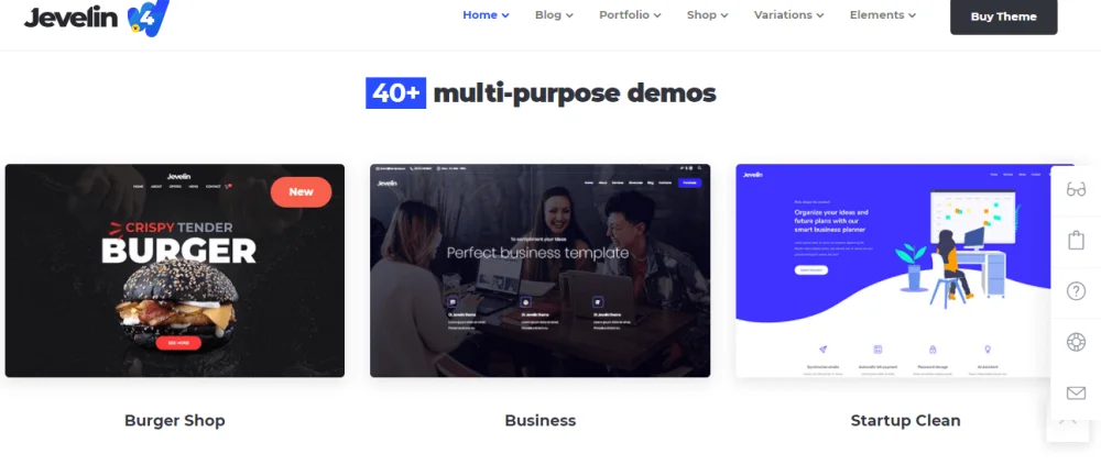 Jevelin-wordpress-theme