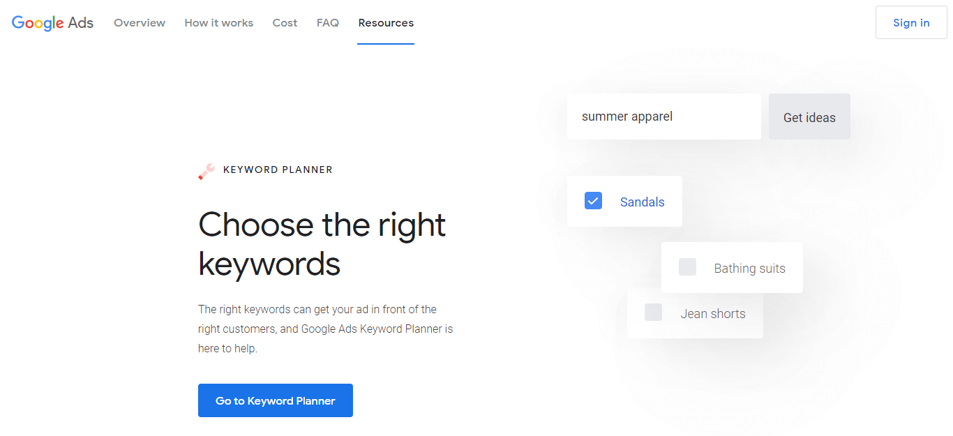 Google-Keyword-Planner