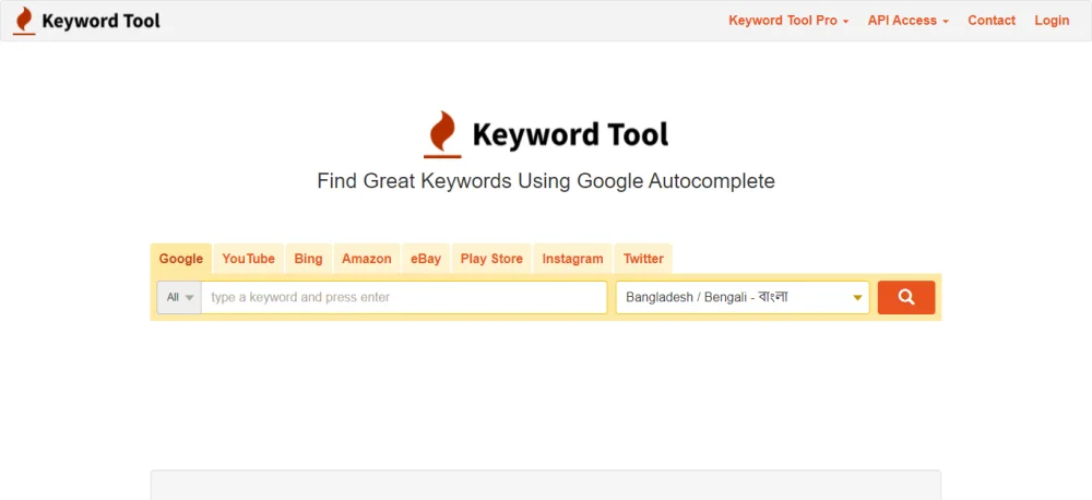KeywordTool