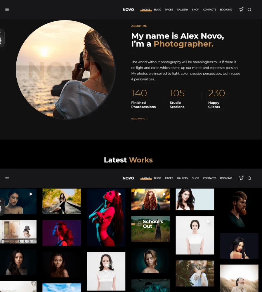 Novo-Photography-WordPress-Theme