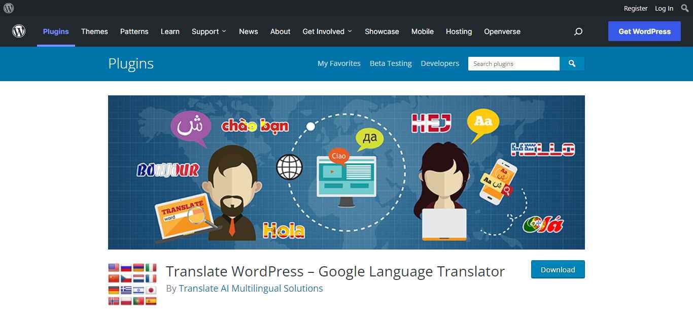 Goo-Translate-Widget