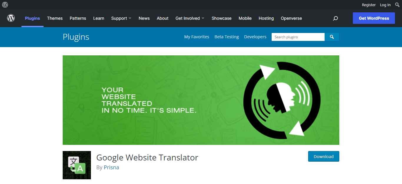 Google-Website-Translator