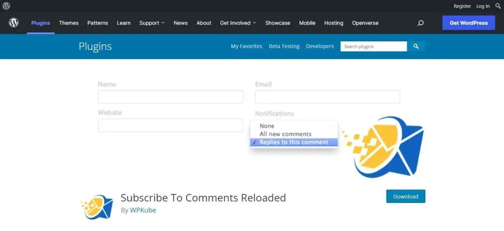 Subscribe-To-Comments-Reloaded