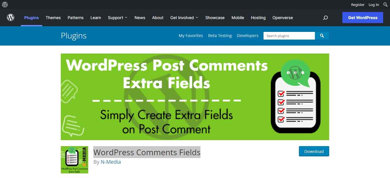 WordPress-Comments-Fields