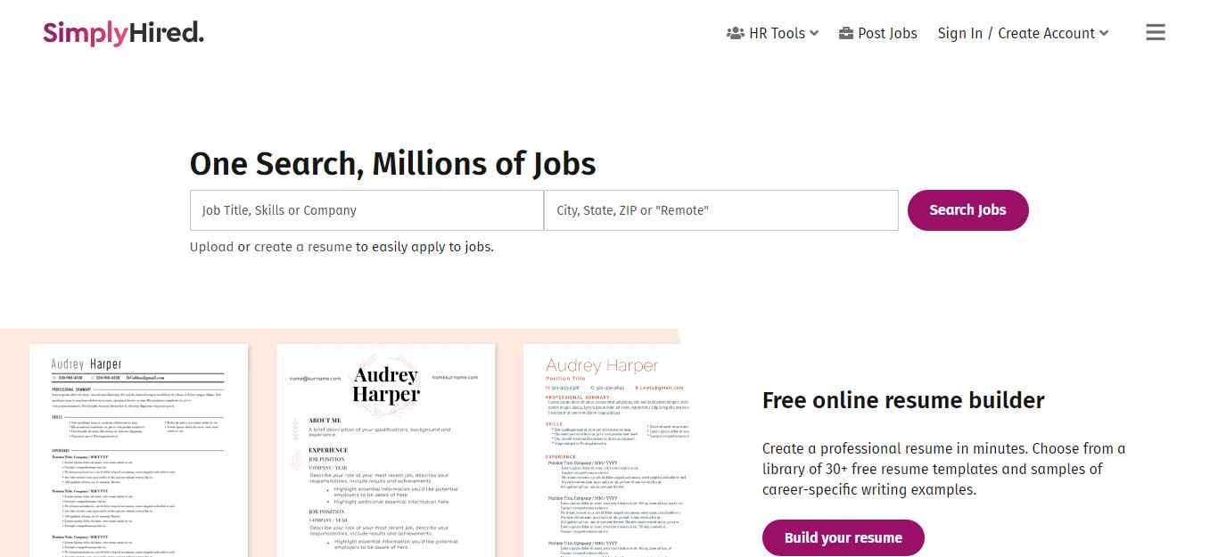 SimplyHired-Job-Search-Engine