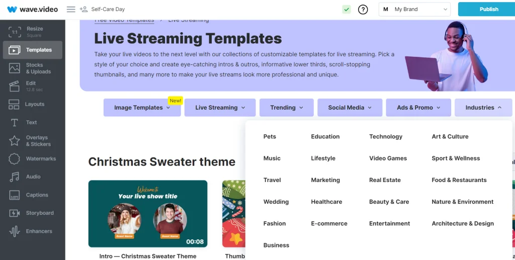 Video-templates