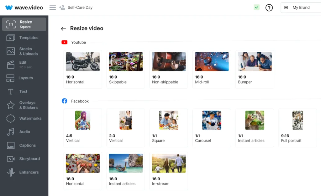 Wide-range-of-video-formats