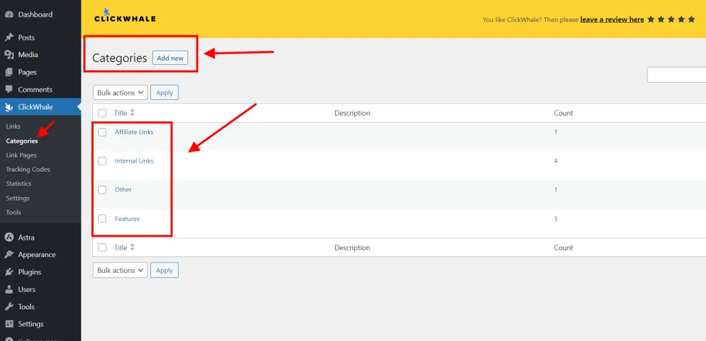 Link-Categories