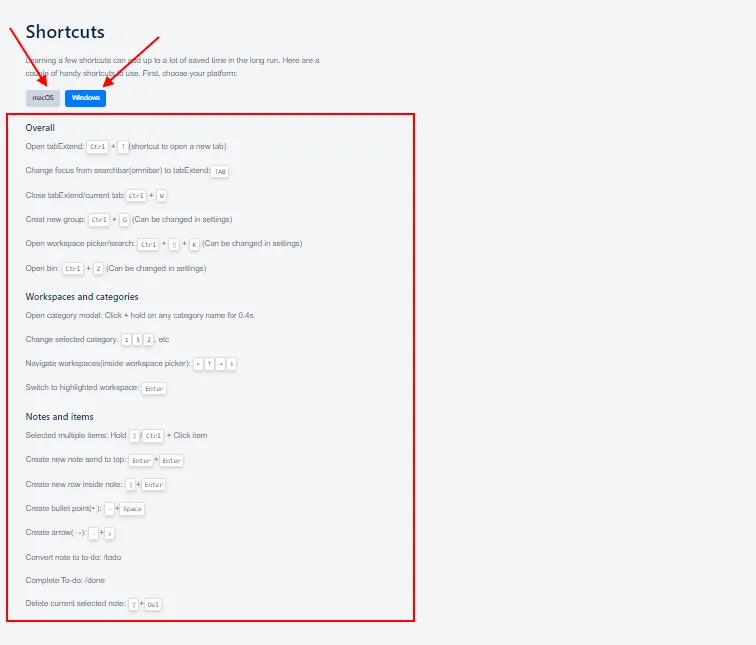 Customizable-Shortcuts
