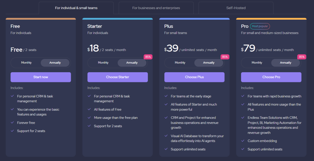 Aitable ai-Monthly-Pricing