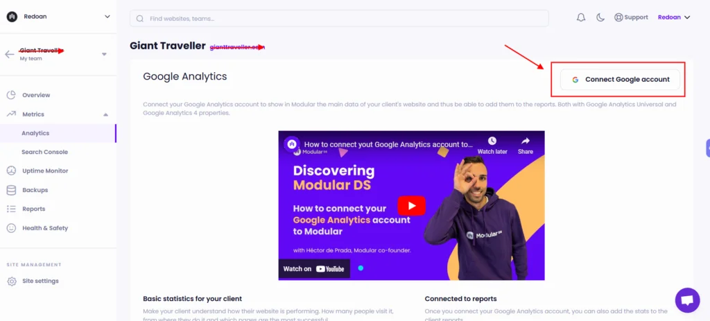 Google Analytics Integration