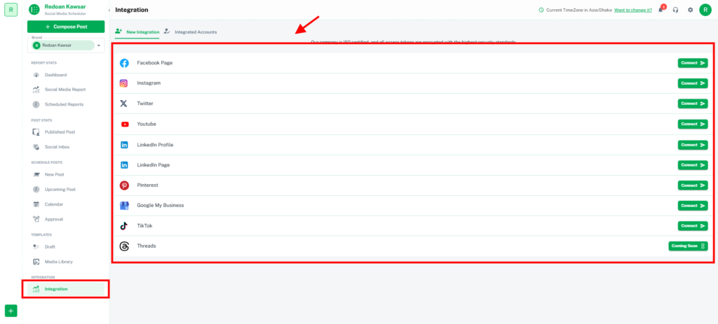 Multi-channel Scheduling & Publishing