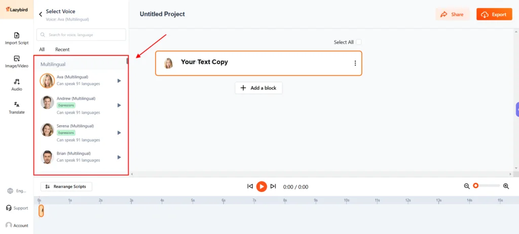 Voice Customization