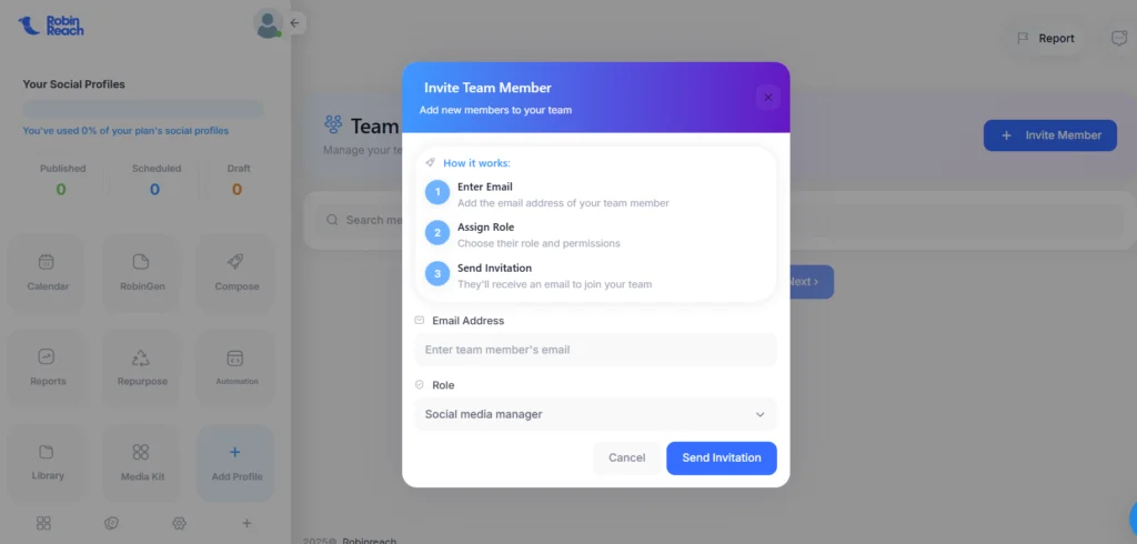 Team Collaboration Features